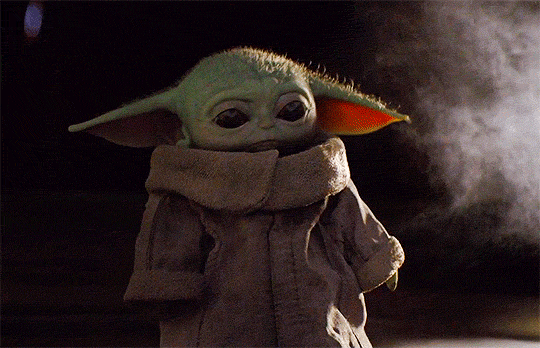 Sad Baby Yoda - GIF